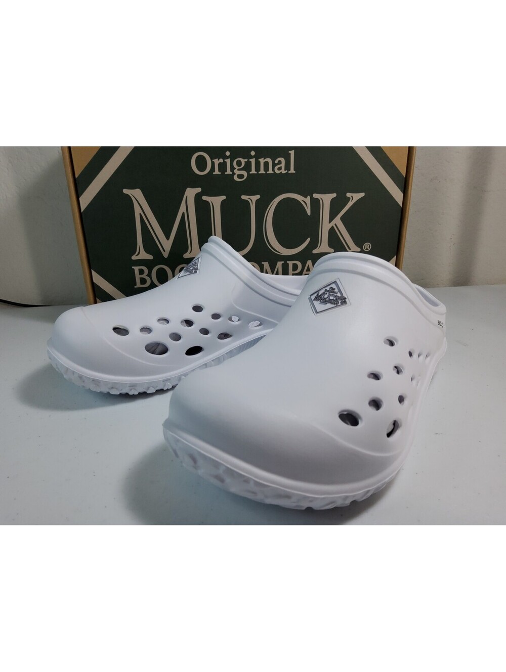 Muck Boot Company Muckster Lite Clog White Women’s Size 6 Comfort Garden Work - Picture 4 of 10